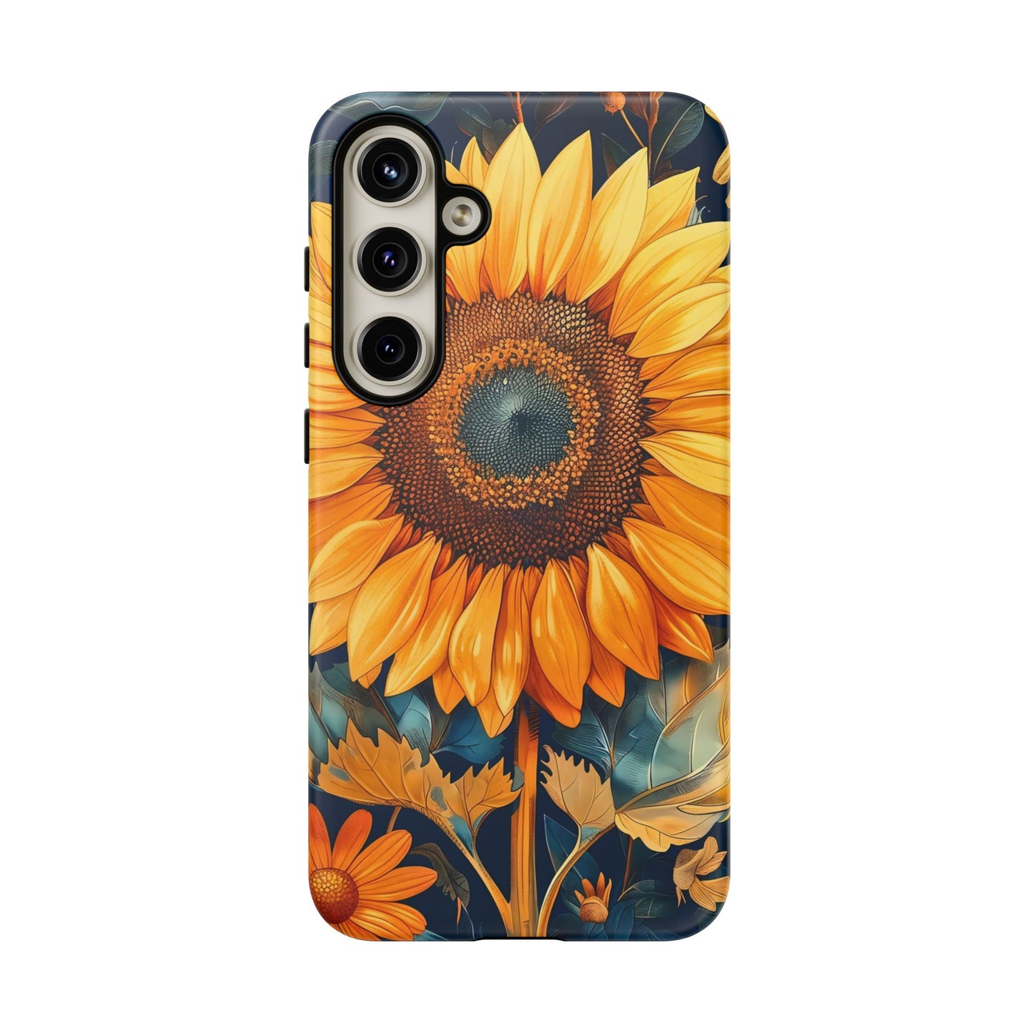 Sunflower Phone Case - Floral Design for Nature Lovers, Cute Spring Accessory, Gift for Her, Eco-Friendly Cover