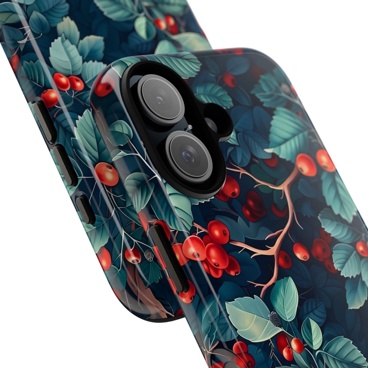Berry Blossom Phone Case - Nature Lover's Gift, Floral Design, Cute Accessory for Spring, Unique Tech Cover, Perfect for Holidays