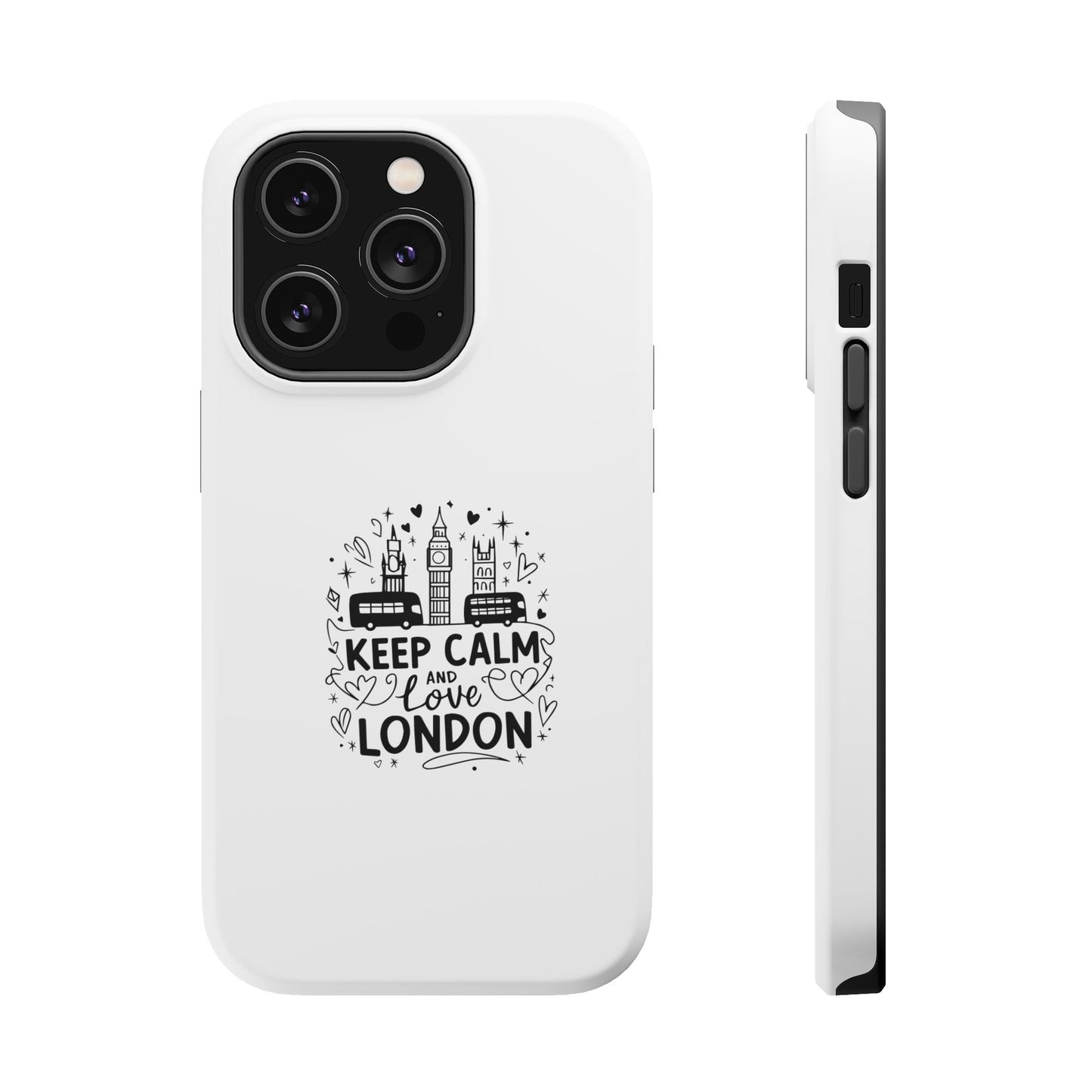 Keep Calm and Love London Magnetic Phone Case