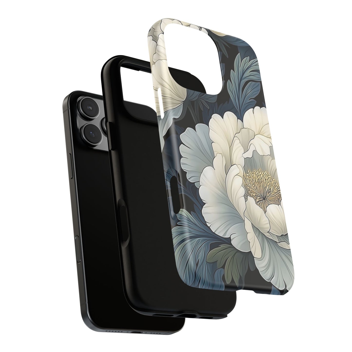 Floral Phone Case - Elegant Tough Cases for Nature Lovers, Stylish Protective Cover for Gifts, Birthdays, Mom's Day, Floral Design