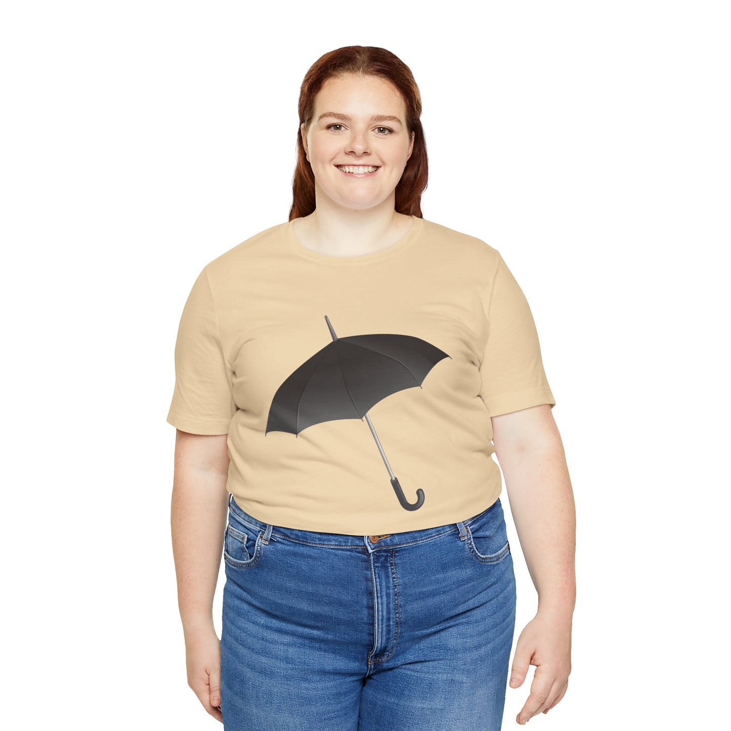 Unisex Jersey Short Sleeve Tee - Regal Royal Umbrella - Elegant and Majestic