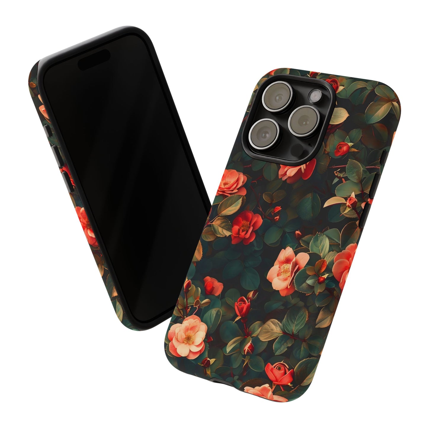 Floral Phone Case - Elegant Floral Design, Tough Protective Case, Perfect Gift for Her, Trendy Phone Accessories, Mother’s Day, Birthday