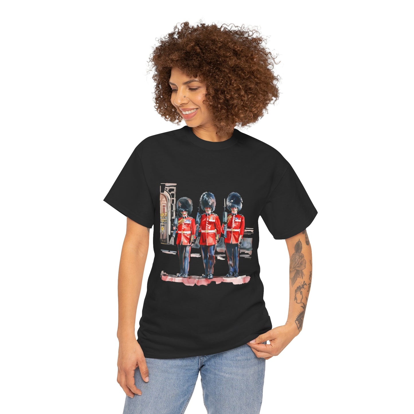 Unisex Heavy Cotton Tee - Cornish Courage - Red Jackets of Bodmin