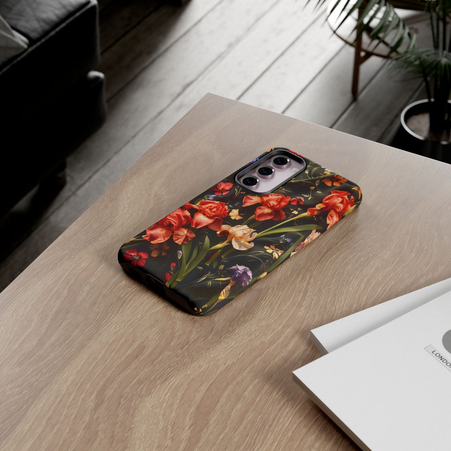 Floral Tough Case for Phone, Durable Protective Phone Cover, Gift for Flower Lovers, Phone Accessories, Spring Vibes