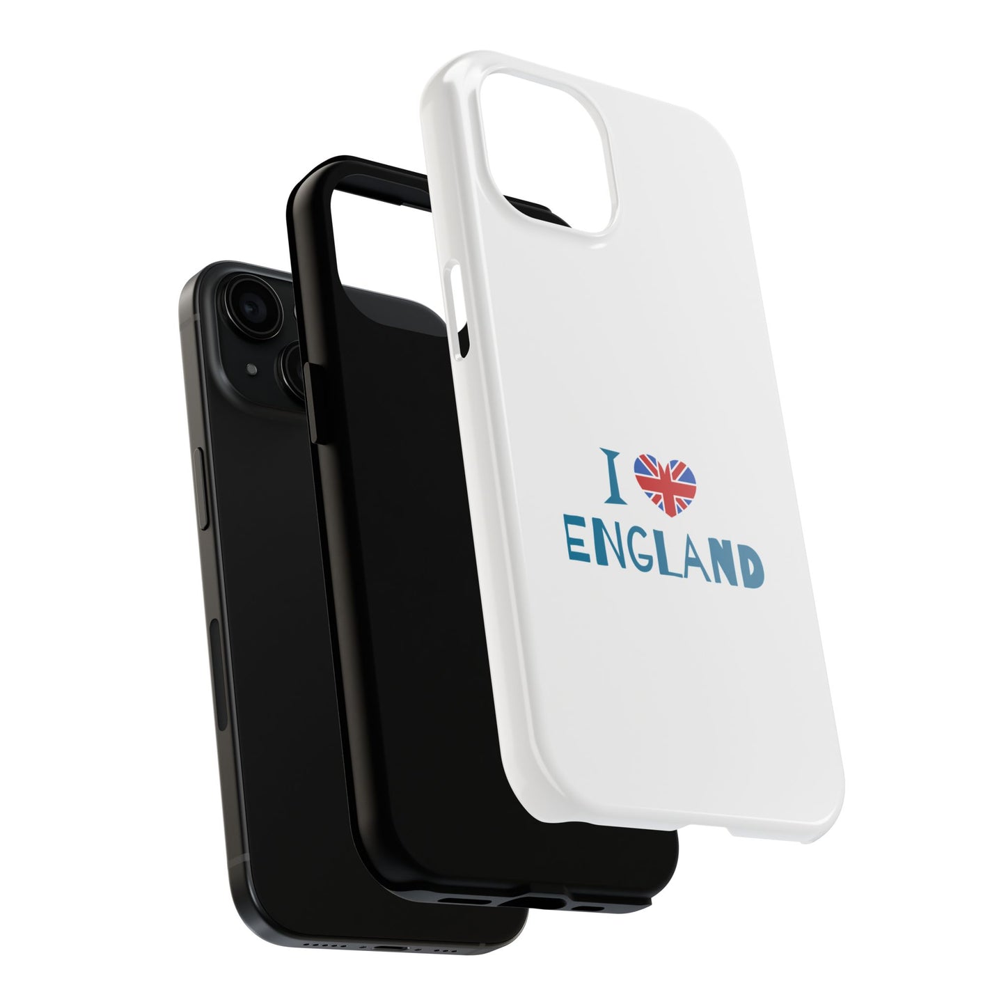 I Love England Tough Phone Cases | Travel Gifts, British Pride Accessories, Unique Phone Covers, Cute Holiday Gift, England Souvenirs