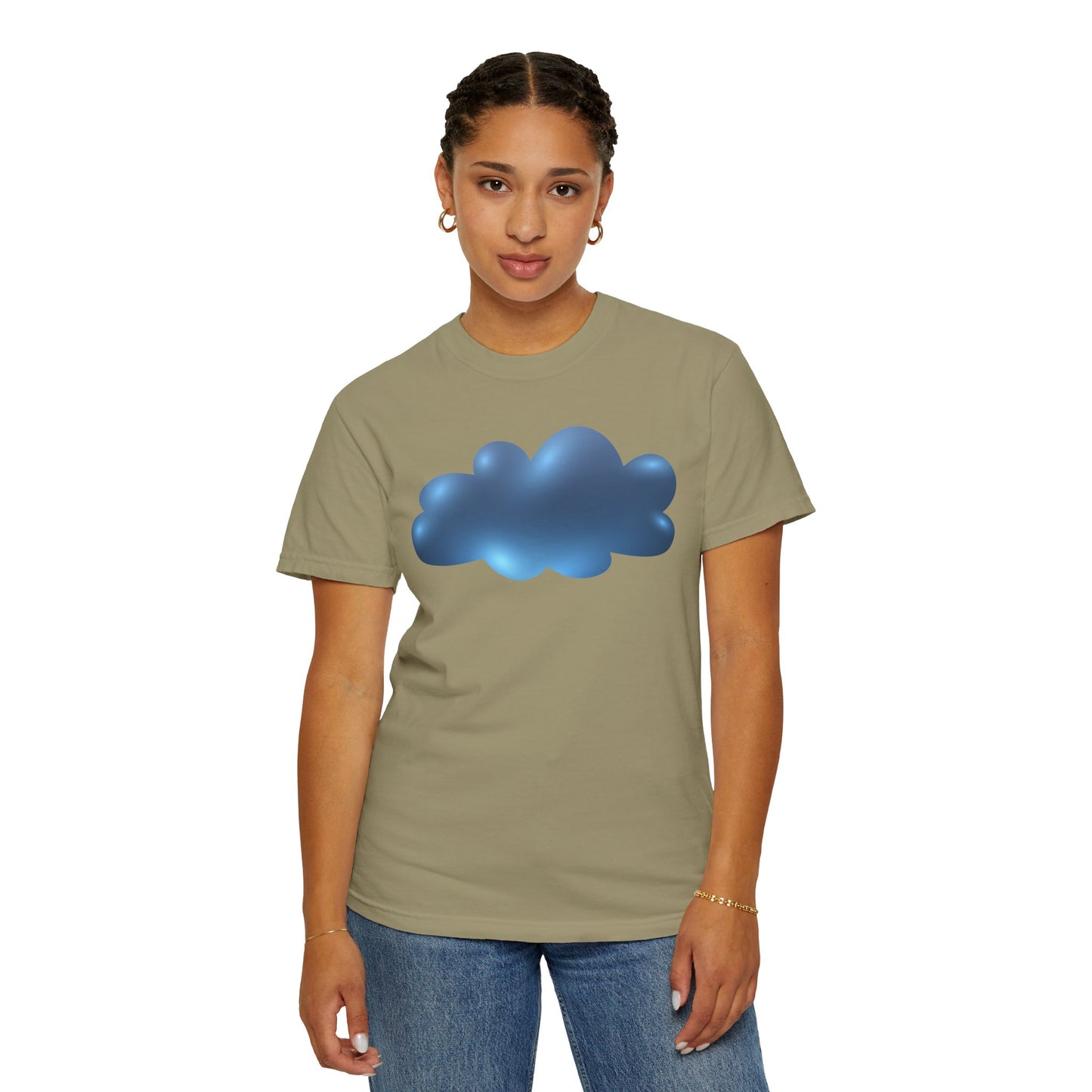 Unisex Garment-Dyed T-shirt - Serene Cloudscape