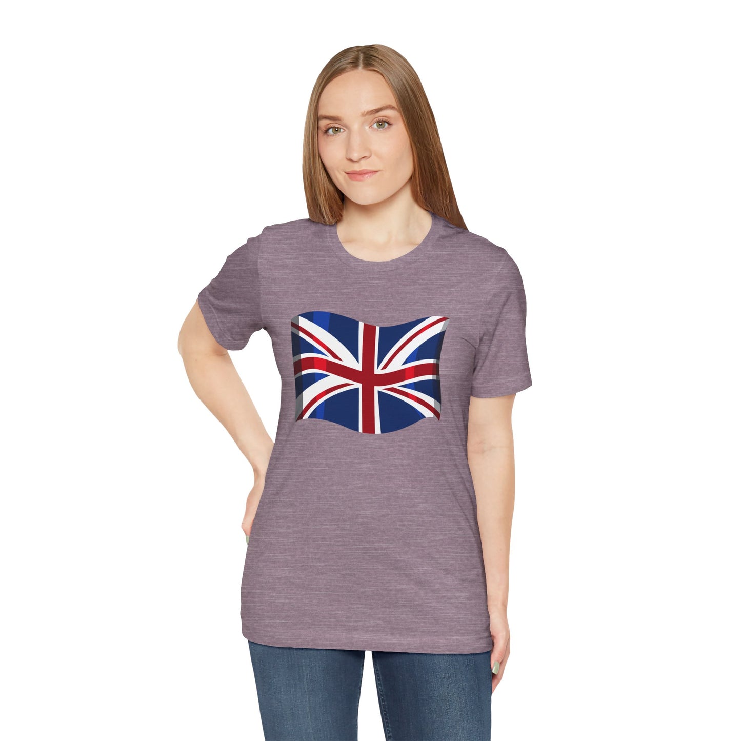 Unisex Jersey Short Sleeve Tee - Classic UK Flag Design - Union Jack Symbol