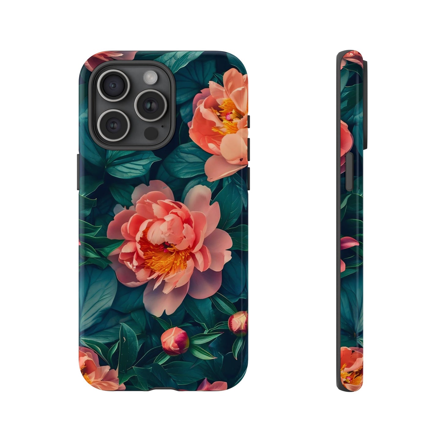 Floral Phone Case - Tough Cases, Flower Design, Botanical Art, Phone Accessory, Gift for Her, Nature Lovers