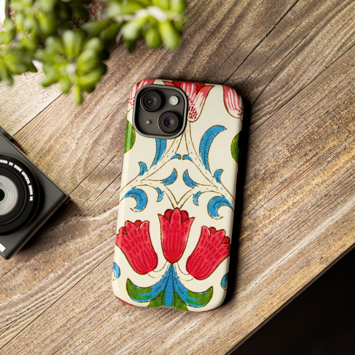 Floral Phone Case - Tough Cases | Stylish Protection, Gift for Her, Boho Phone Cover, Spring Accessory, Cute Tech
