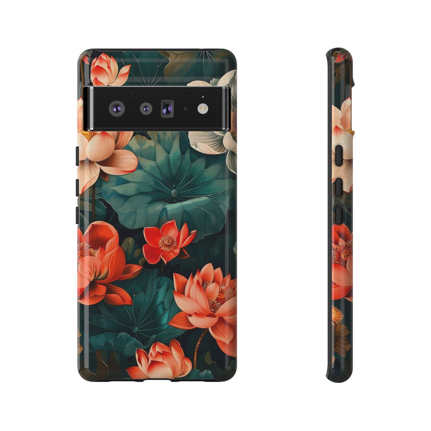 Flower Phone Case, Floral Phone Cover, Tough Case for Floral Lovers, Gift for Her, Stylish Tech Accessories