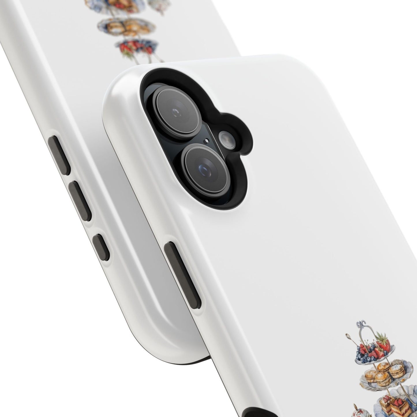 Elegant Tea Party Magnetic Phone Case, Cute Animal Design, Gift for Tea Lovers, Unique Smartphone Accessory, Kitchen Decor