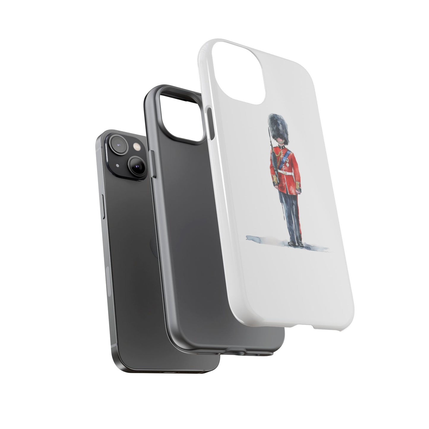 British Royal Guard Phone Case - Tough Cases, Unique Phone Cover, Gift for Her, Cute Accessory, British Soldier Design