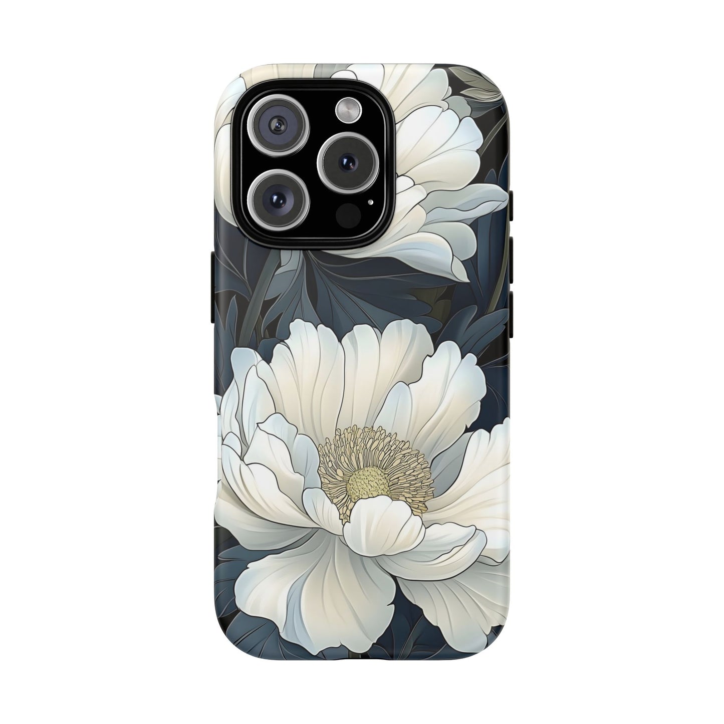Elegant Floral Phone Case, Floral iPhone Cover, Flower Art Phone Case, Eco-Friendly Mobile Protection, Tough & Stylish Phone Case