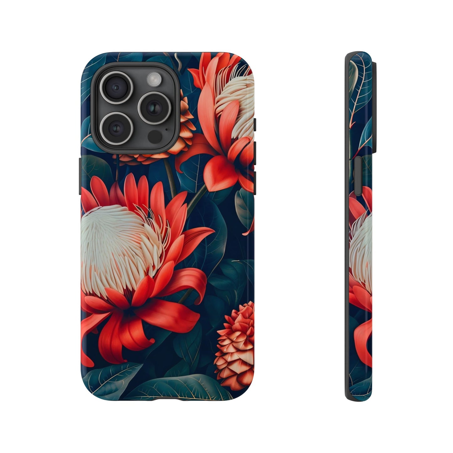 Floral Phone Case for Tough Love, Durable Cover, Unique Gift for Nature Lovers, Birthday, Mother's Day, Floral Design