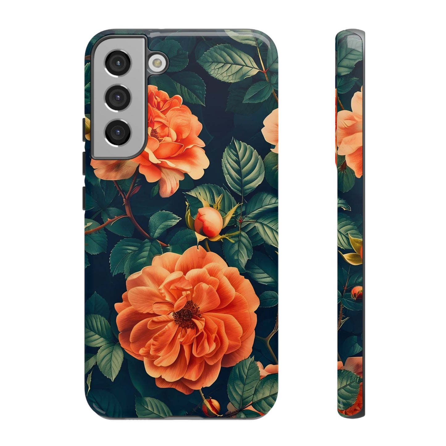 Floral Phone Case, Tough Cases for Nature Lovers, Botanical Design, Phone Protection, Gift for Her, Trending Floral Accessories