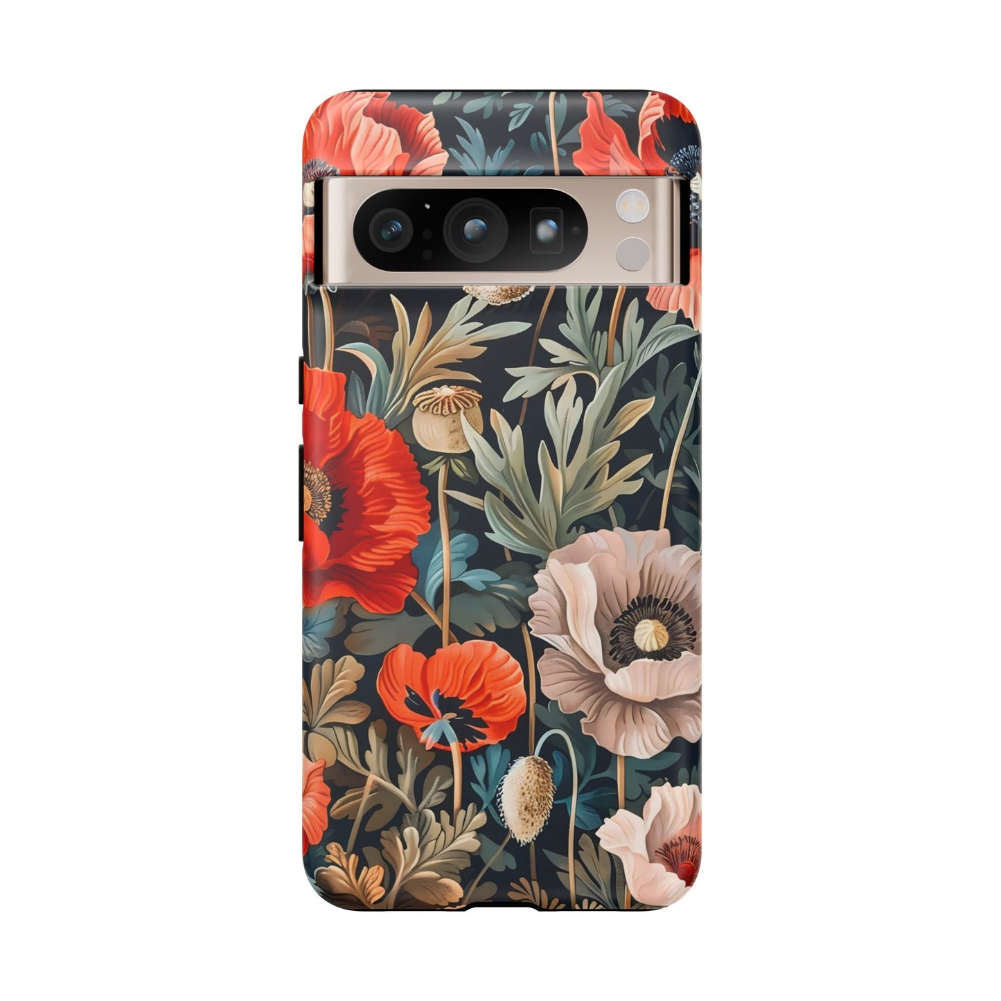 Floral Phone Case - Tough Cases, Flower Design, Chic Tech Accessories, Stylish Gifts, Unique Phone Protectors