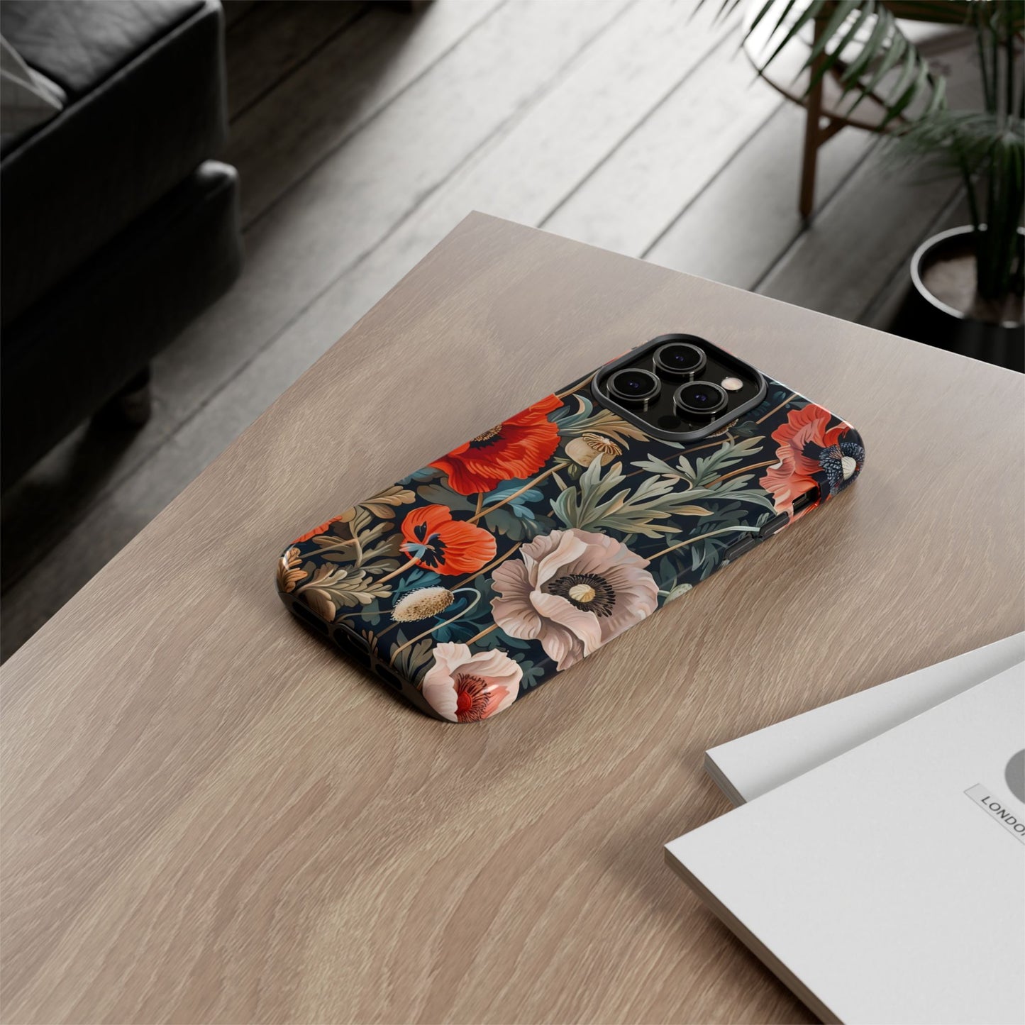 Floral Phone Case - Tough Cases, Flower Design, Chic Tech Accessories, Stylish Gifts, Unique Phone Protectors