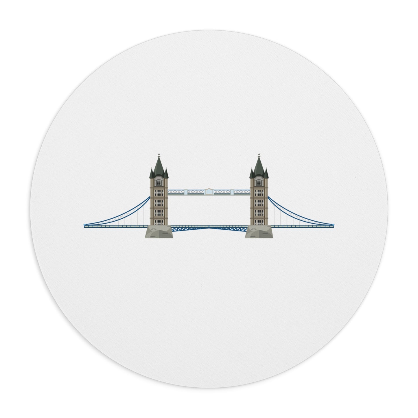 London Bridge Mouse Pad, Gift for Architects, Office Decor, Computer Accessory, Desk Office Supplies