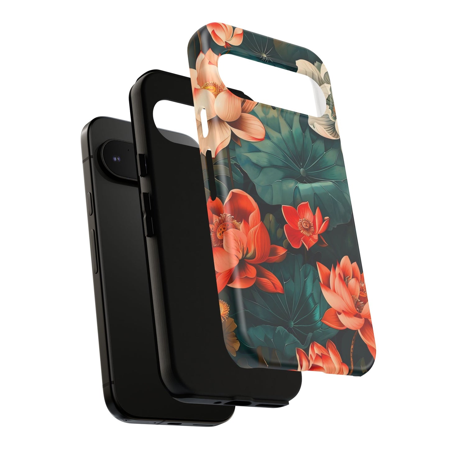 Flower Phone Case, Floral Phone Cover, Tough Case for Floral Lovers, Gift for Her, Stylish Tech Accessories