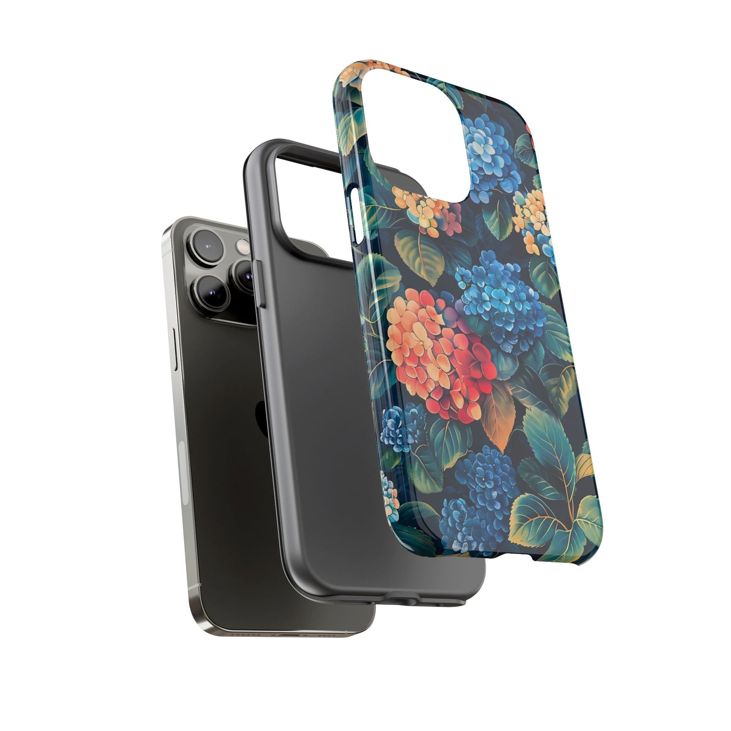 Floral Tough Phone Case, Durable Smartphone Cover, Flower Design, Gift for Her, Stylish Protection