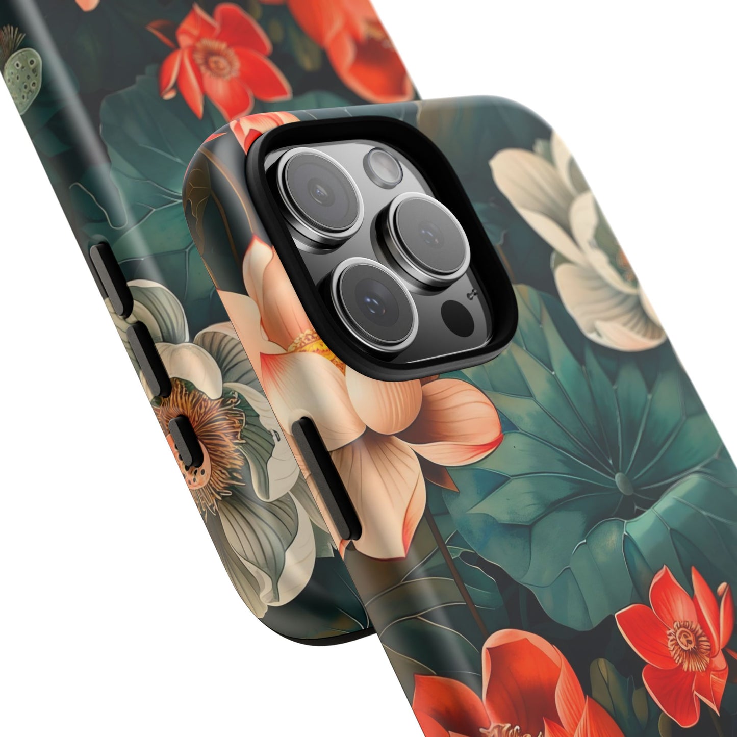 Flower Phone Case, Floral Phone Cover, Tough Case for Floral Lovers, Gift for Her, Stylish Tech Accessories