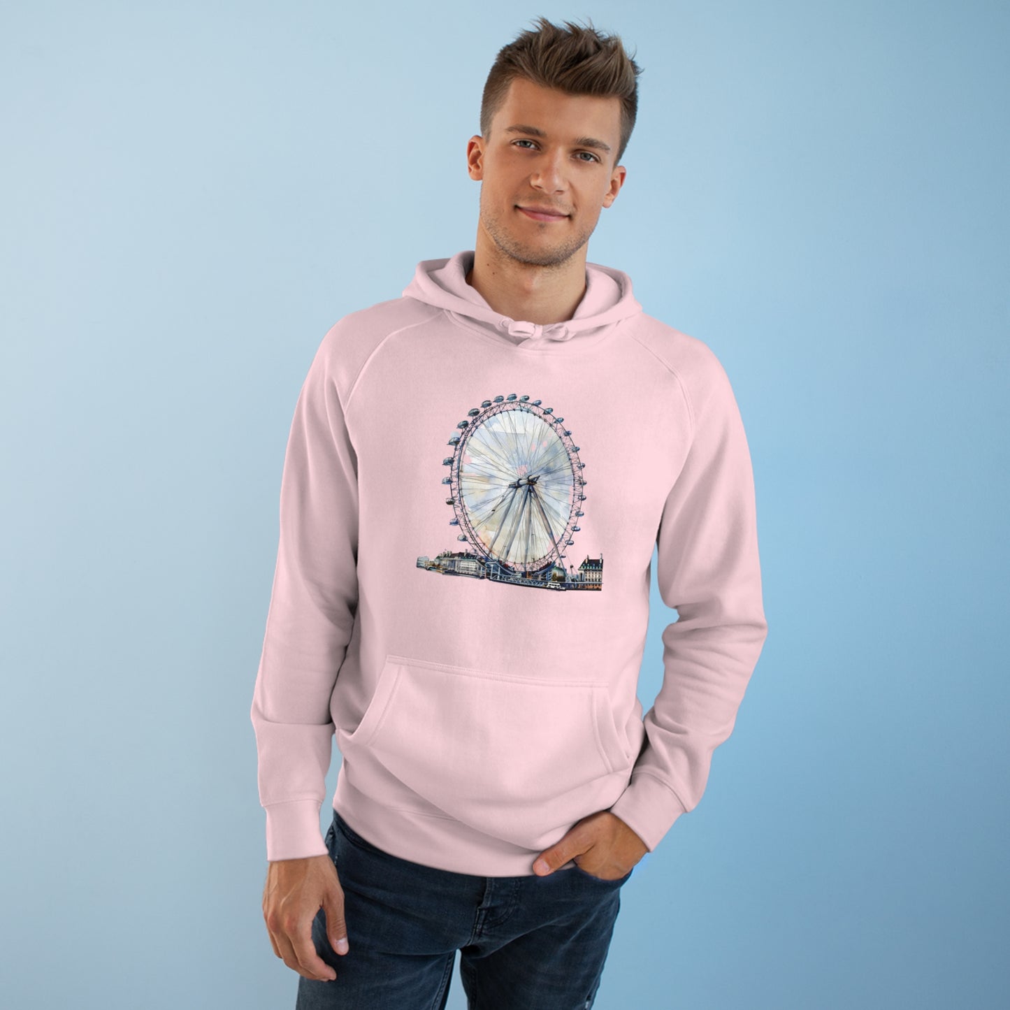 Unisex Hoodie - ondon Eye: A Bird’s Eye View of the City