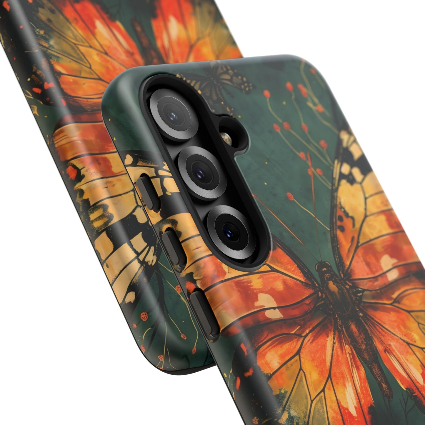 Butterfly Phone Case – Tough Cases for Nature Lovers, Floral Design, Butterfly Art, Unique Gift, Eco-Friendly Protection