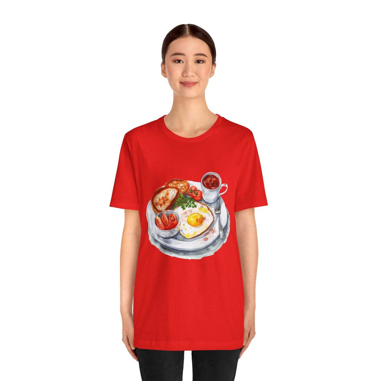 Unisex Jersey Short Sleeve Tee - From Pies to Puddings - Classic British Dishes