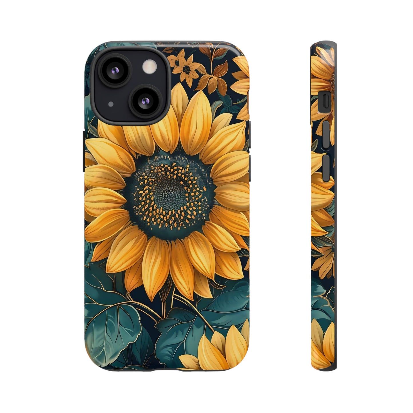 Sunflower Phone Case - Bright Floral Design, Stylish Tough Cover for Sunflower Lovers, Gift for Plant Enthusiasts, Mom Gift, Nature Lovers