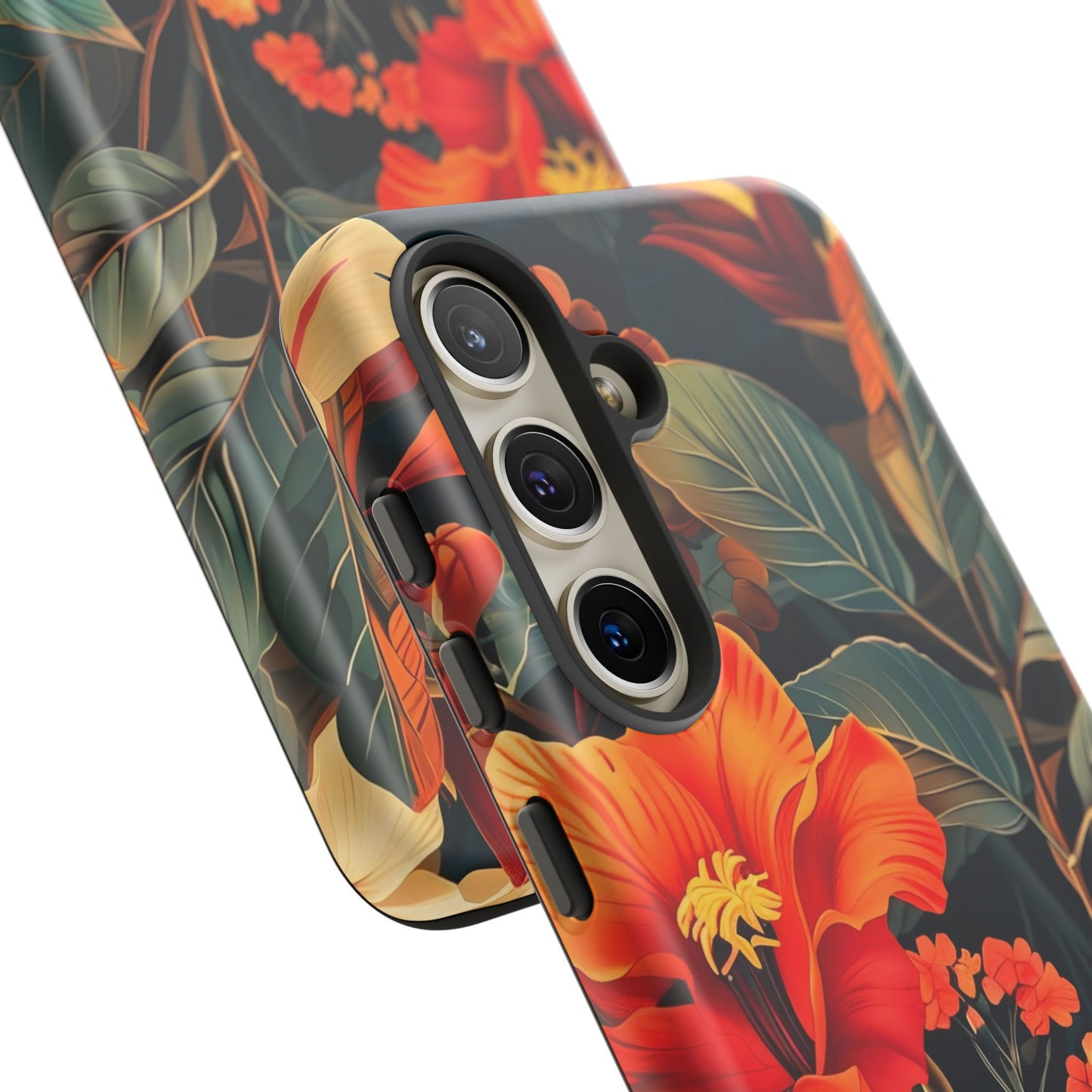 Tough Floral Phone Case | Tropical Vibe, Gift for Nature Lovers, Summer Beach Accessory, Floral Pattern, Trendy Phone Accessories
