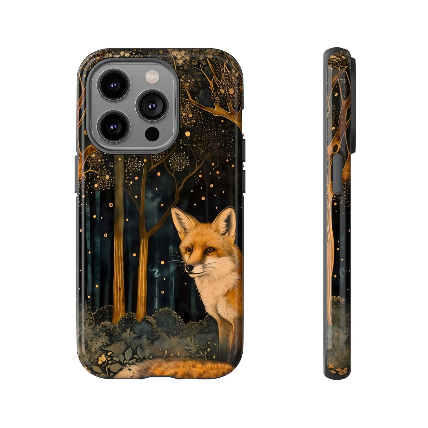 Fox Forest Phone Case, Cool Tough Case for Animal Lovers, Nature Themed Accessory, Unique Gifts for Her, Wildlife Protection