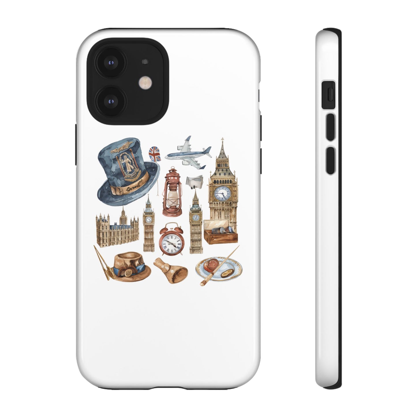 London-Themed Phone Case, Durable iPhone Cover, Gift for Travelers, Unique Cell Phone Accessories, Stylish Gadget Protection