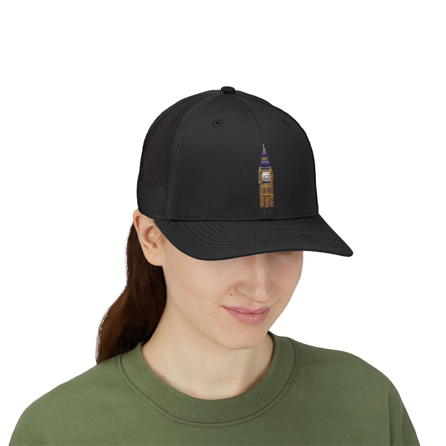 Sparkling Big Ben Snapback Cap, Glitter Hat for Summer, Festival Outfit, Travel Accessory, Gift for Him/Her, Fun Daily Wear