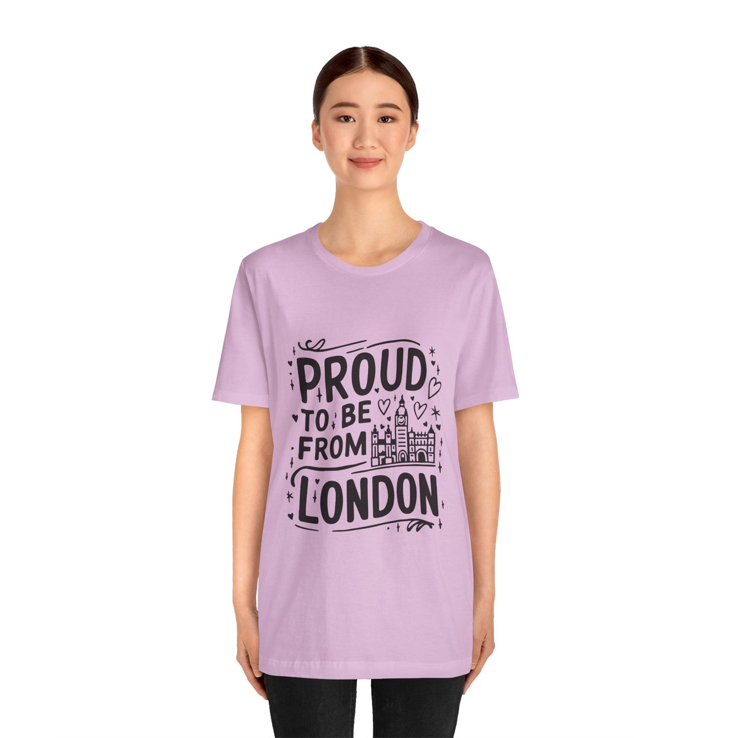 Unisex Jersey Short Sleeve Tee - Proud to be from London