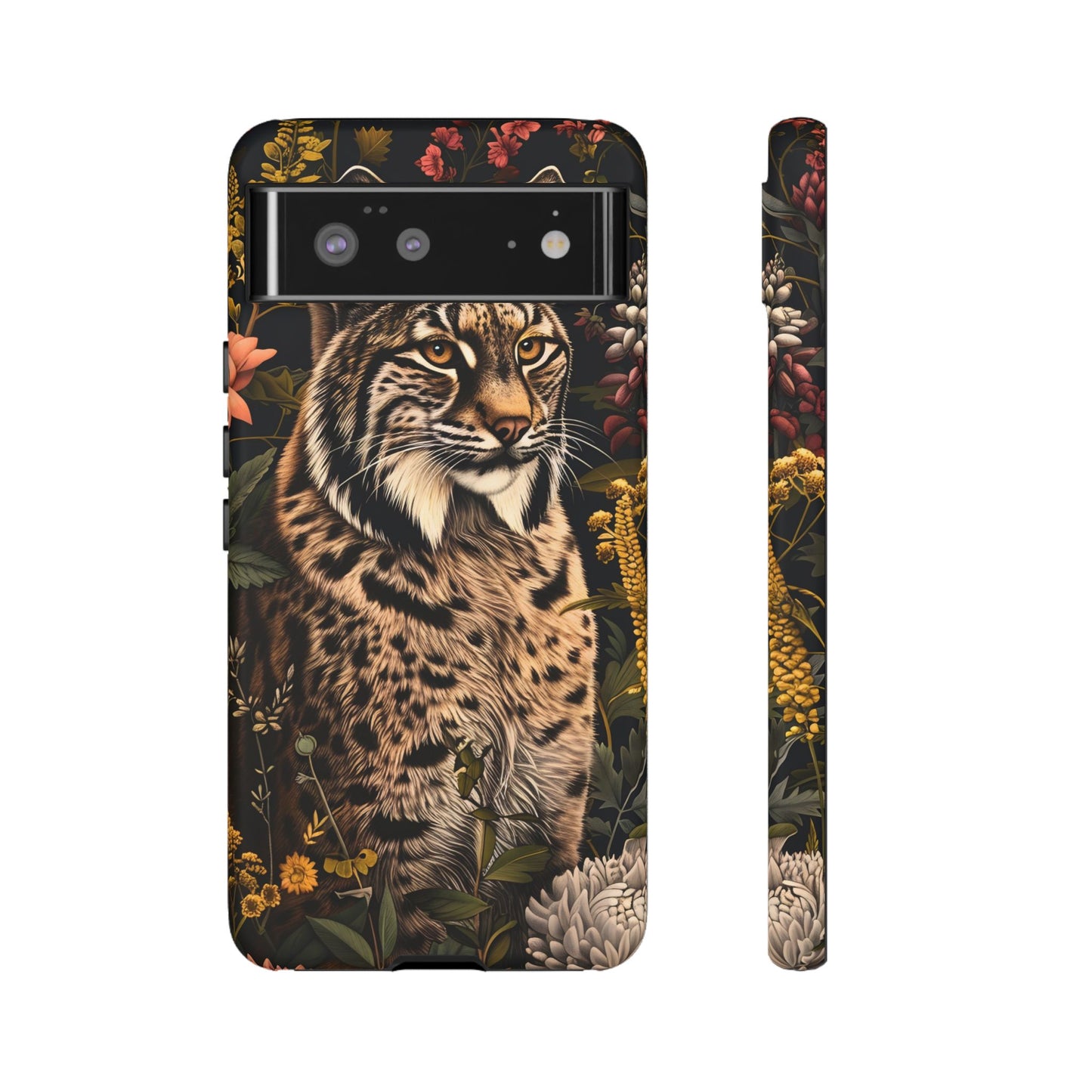 Wildlife Phone Case with Lynx Design, Tough Cases, Animal Lovers Gift, Nature Inspired Accessories, Unique Tech Protection