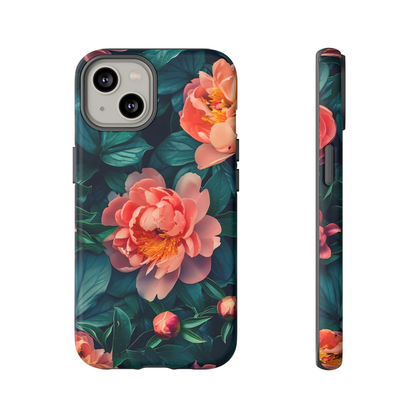 Floral Phone Case - Tough Cases, Flower Design, Botanical Art, Phone Accessory, Gift for Her, Nature Lovers