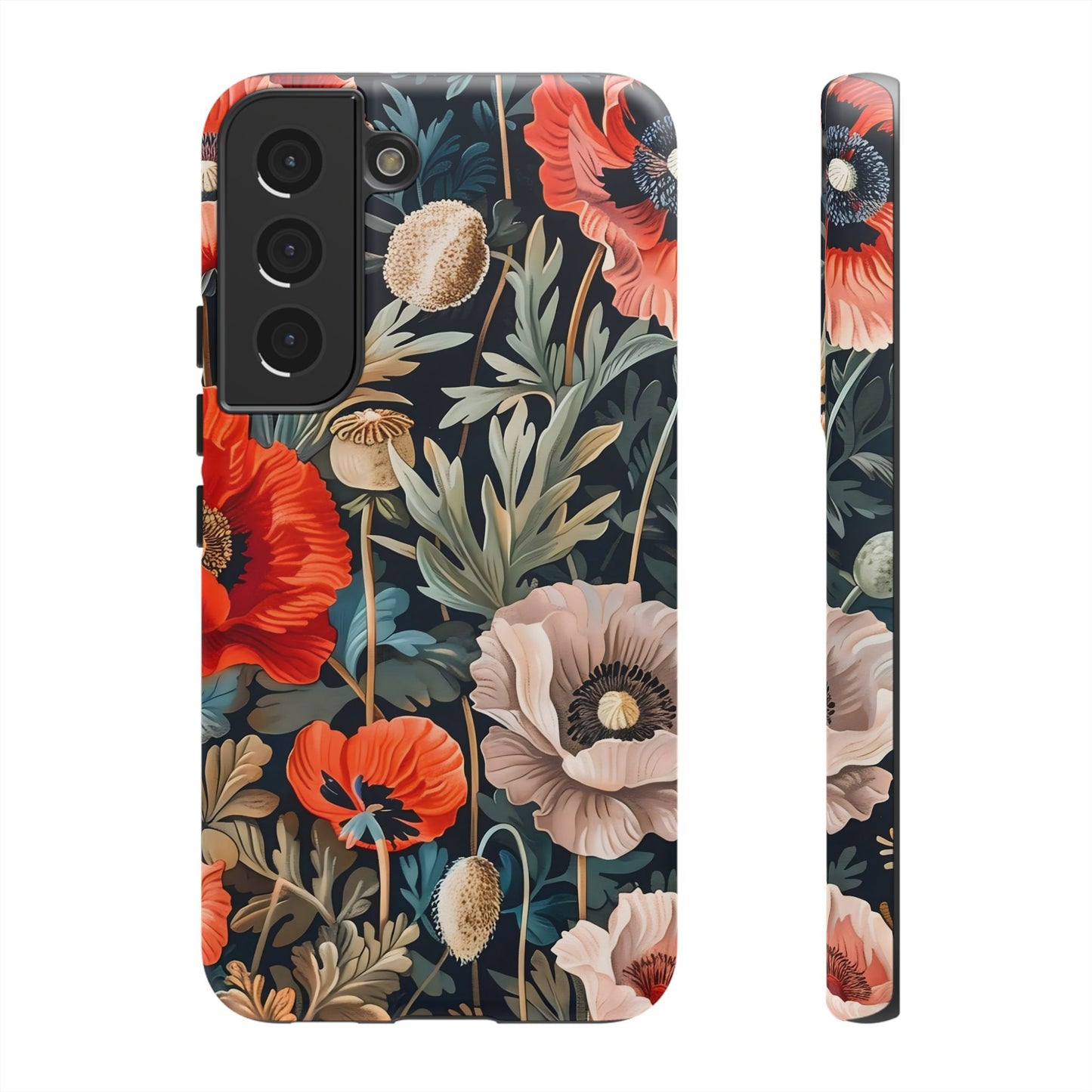 Floral Phone Case - Tough Cases, Flower Design, Chic Tech Accessories, Stylish Gifts, Unique Phone Protectors