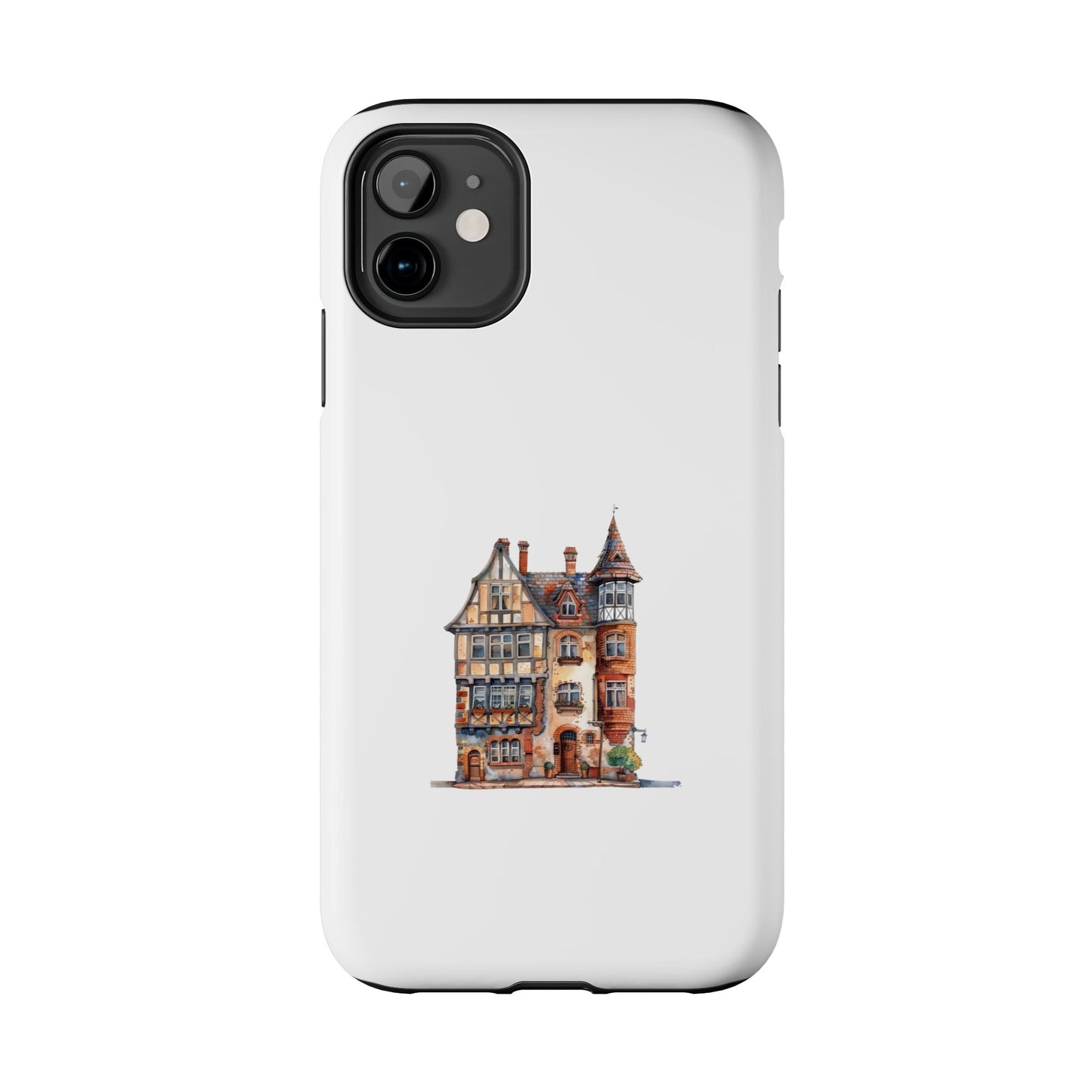 Artistic Tough Phone Cases with Vintage Architecture Design