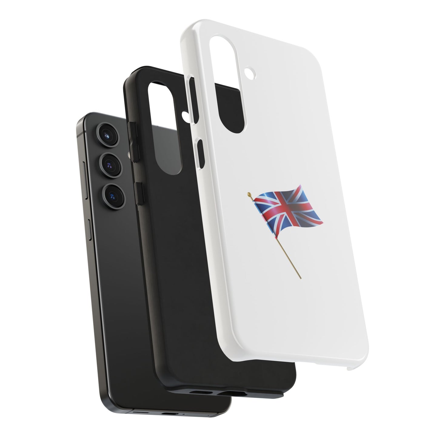 Union Jack Tough Phone Cases, Durable Phone Covers, British Flag Cases, UK Pride Accessories, Gift for Travelers