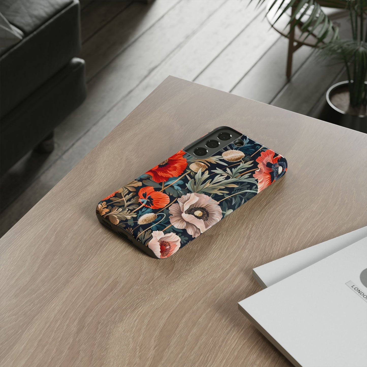 Floral Phone Case - Tough Cases, Flower Design, Chic Tech Accessories, Stylish Gifts, Unique Phone Protectors