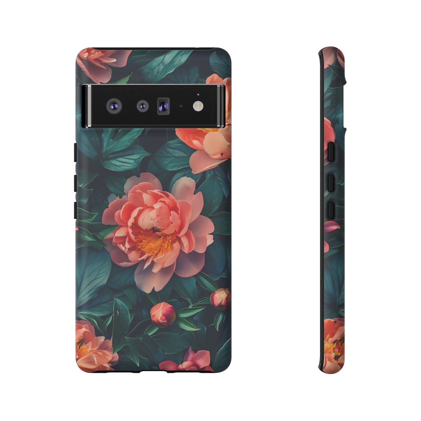 Floral Phone Case - Tough Cases, Flower Design, Botanical Art, Phone Accessory, Gift for Her, Nature Lovers