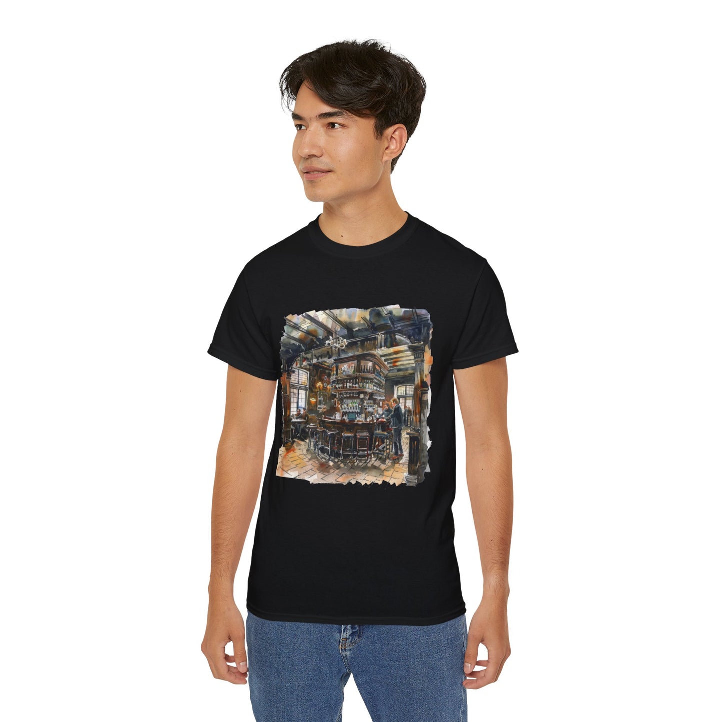 Unisex Ultra Cotton Tee Premium - London Pub