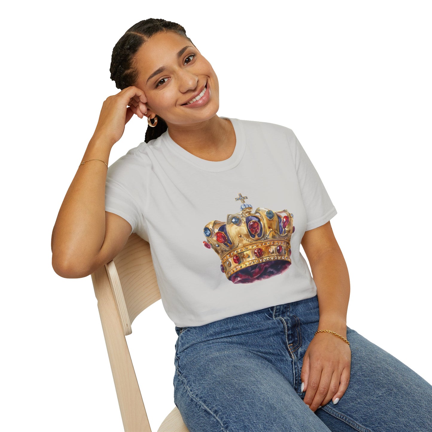Unisex Softstyle T-Shirt - British Royal Crown Design