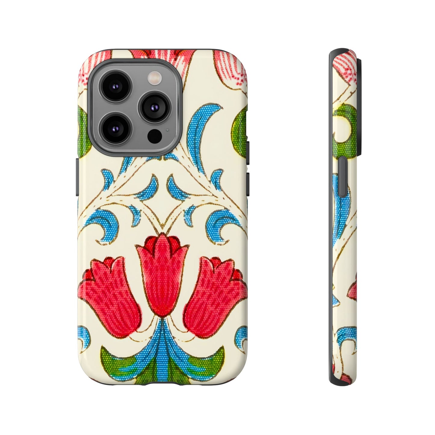 Floral Phone Case - Tough Cases | Stylish Protection, Gift for Her, Boho Phone Cover, Spring Accessory, Cute Tech