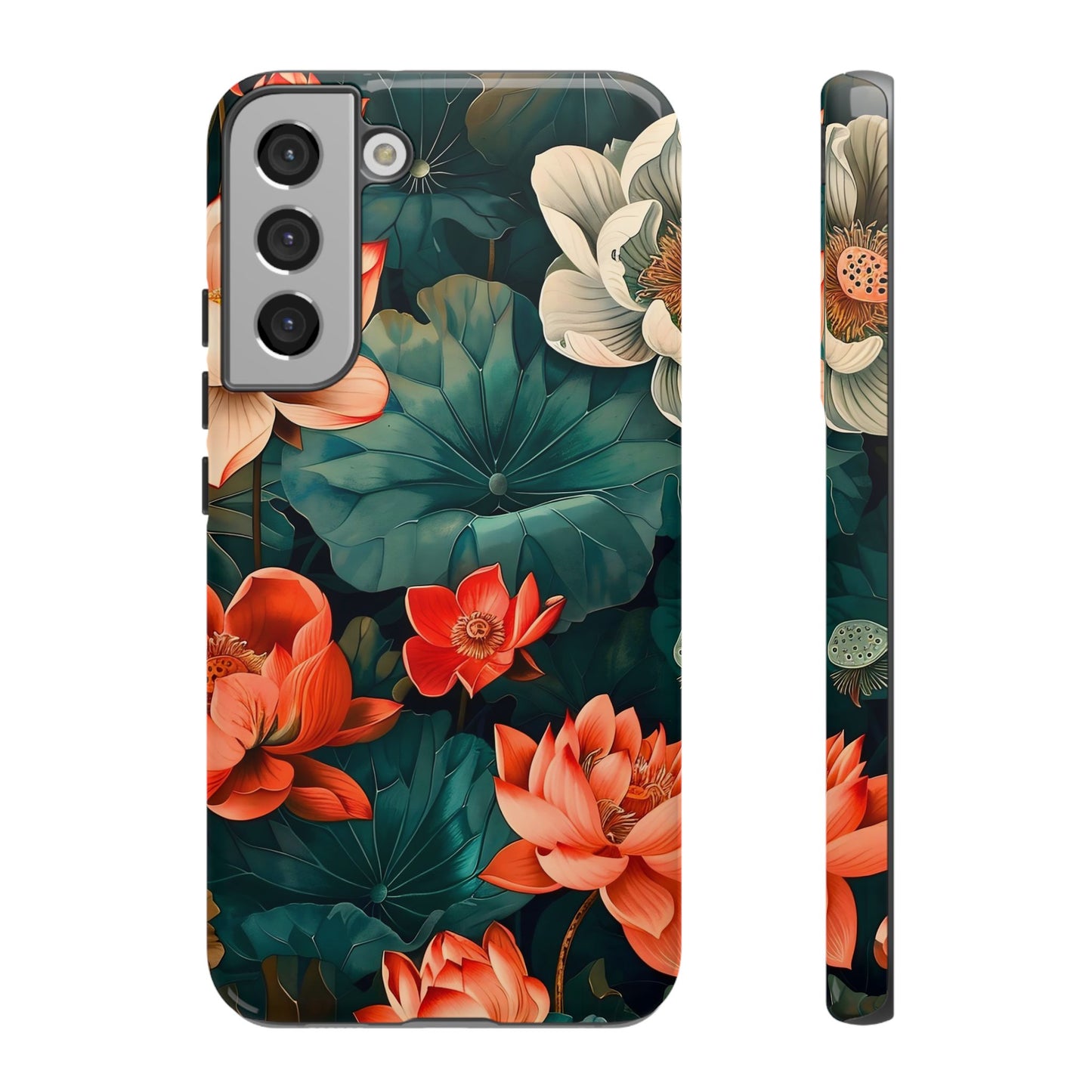 Flower Phone Case, Floral Phone Cover, Tough Case for Floral Lovers, Gift for Her, Stylish Tech Accessories