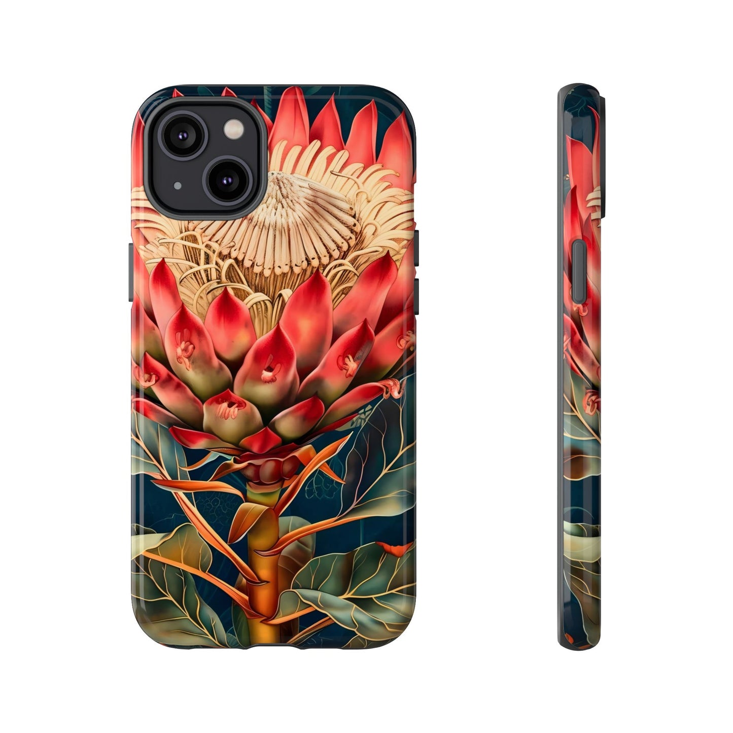 Tough Cases: Vibrant Floral Phone Case, Tough Phone Covers, Floral Art Cases, Nature Design Accessories, Gift for Nature Lovers