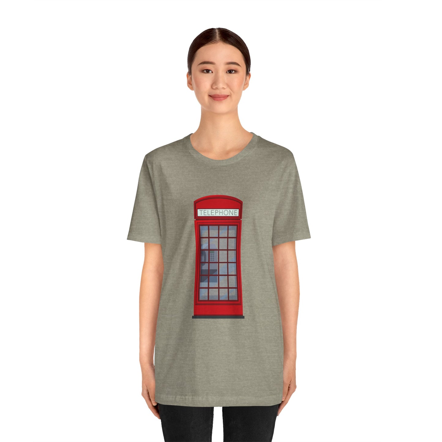 Unisex Jersey Short Sleeve Tee - British Public Telephone