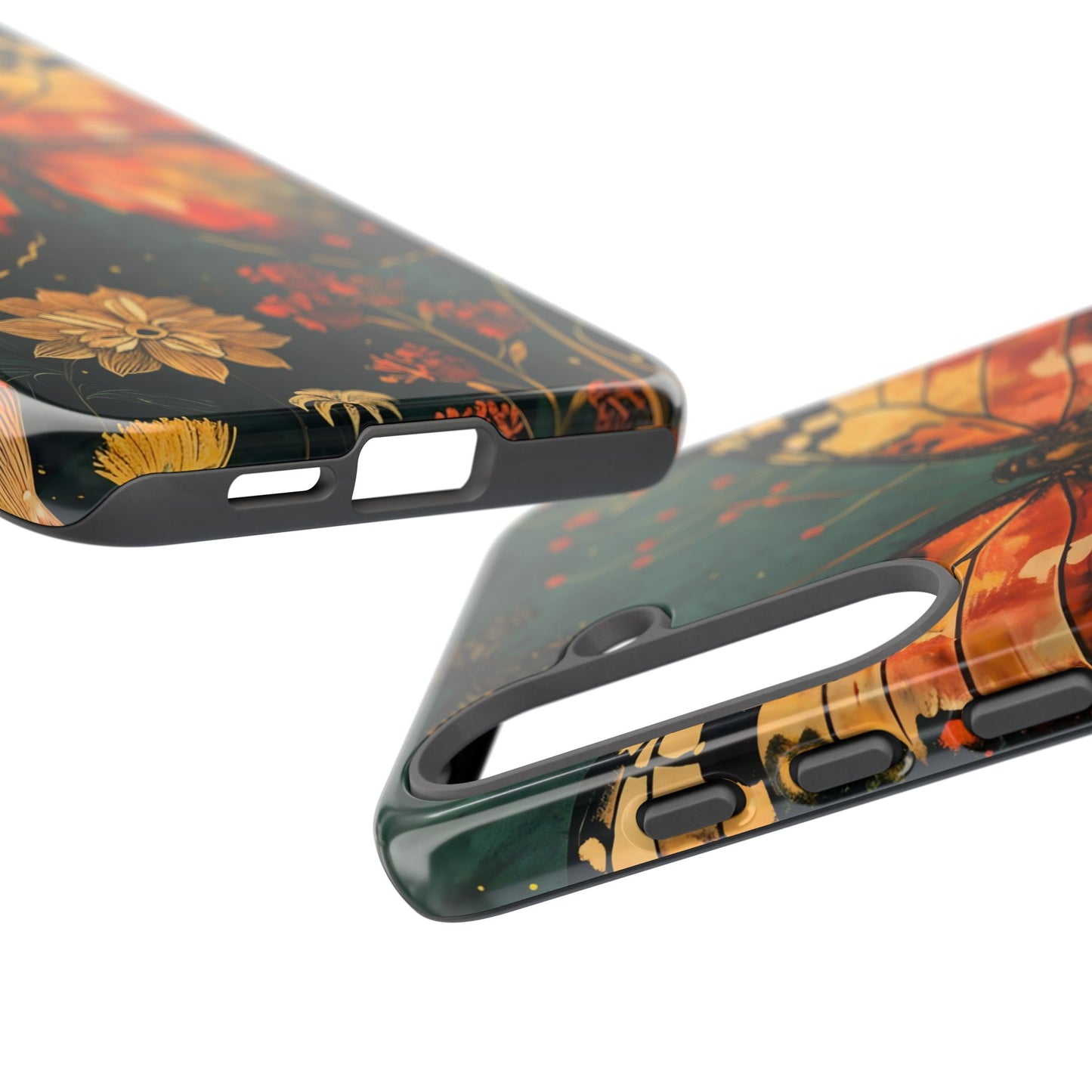 Butterfly Phone Case – Tough Cases for Nature Lovers, Floral Design, Butterfly Art, Unique Gift, Eco-Friendly Protection