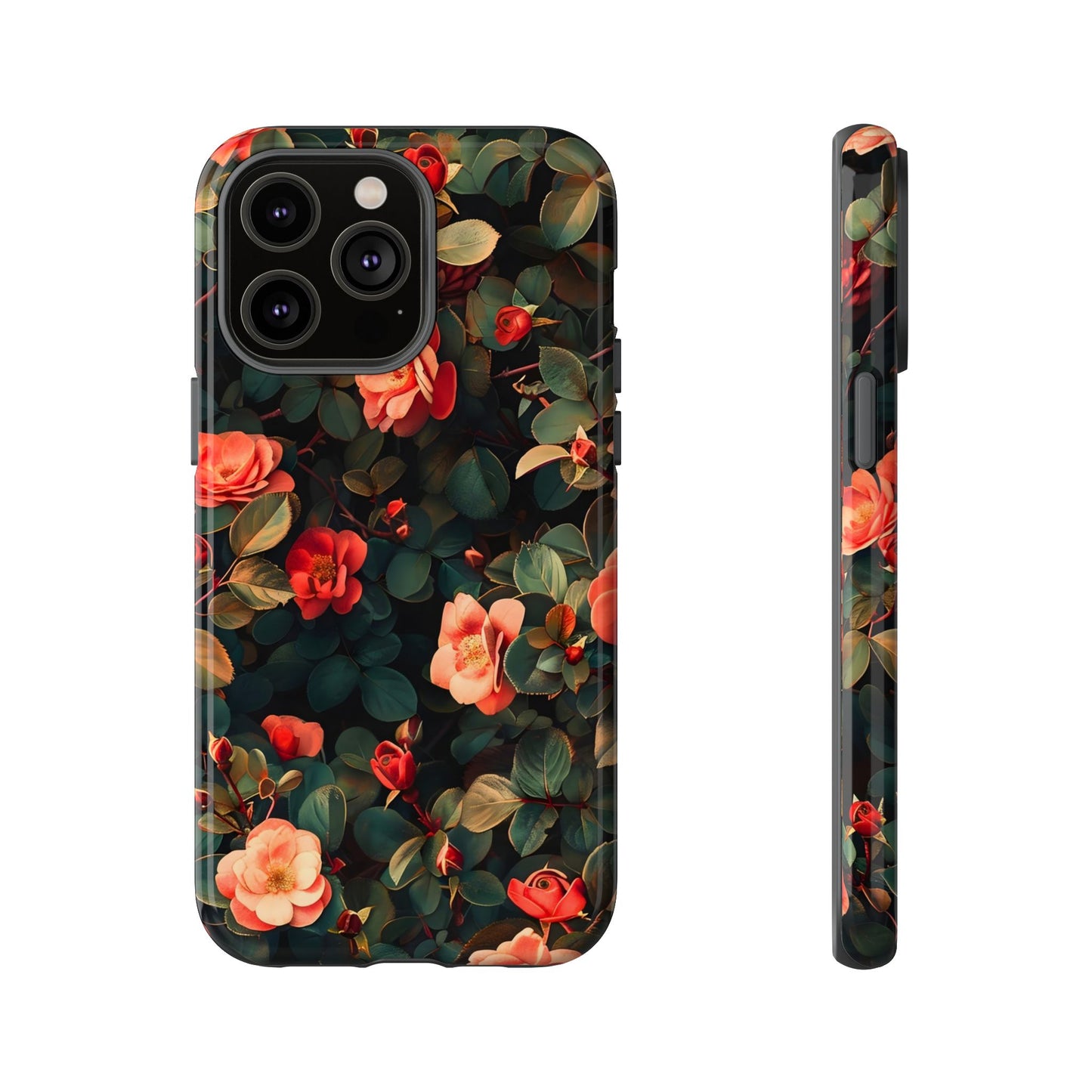 Floral Phone Case - Elegant Floral Design, Tough Protective Case, Perfect Gift for Her, Trendy Phone Accessories, Mother’s Day, Birthday