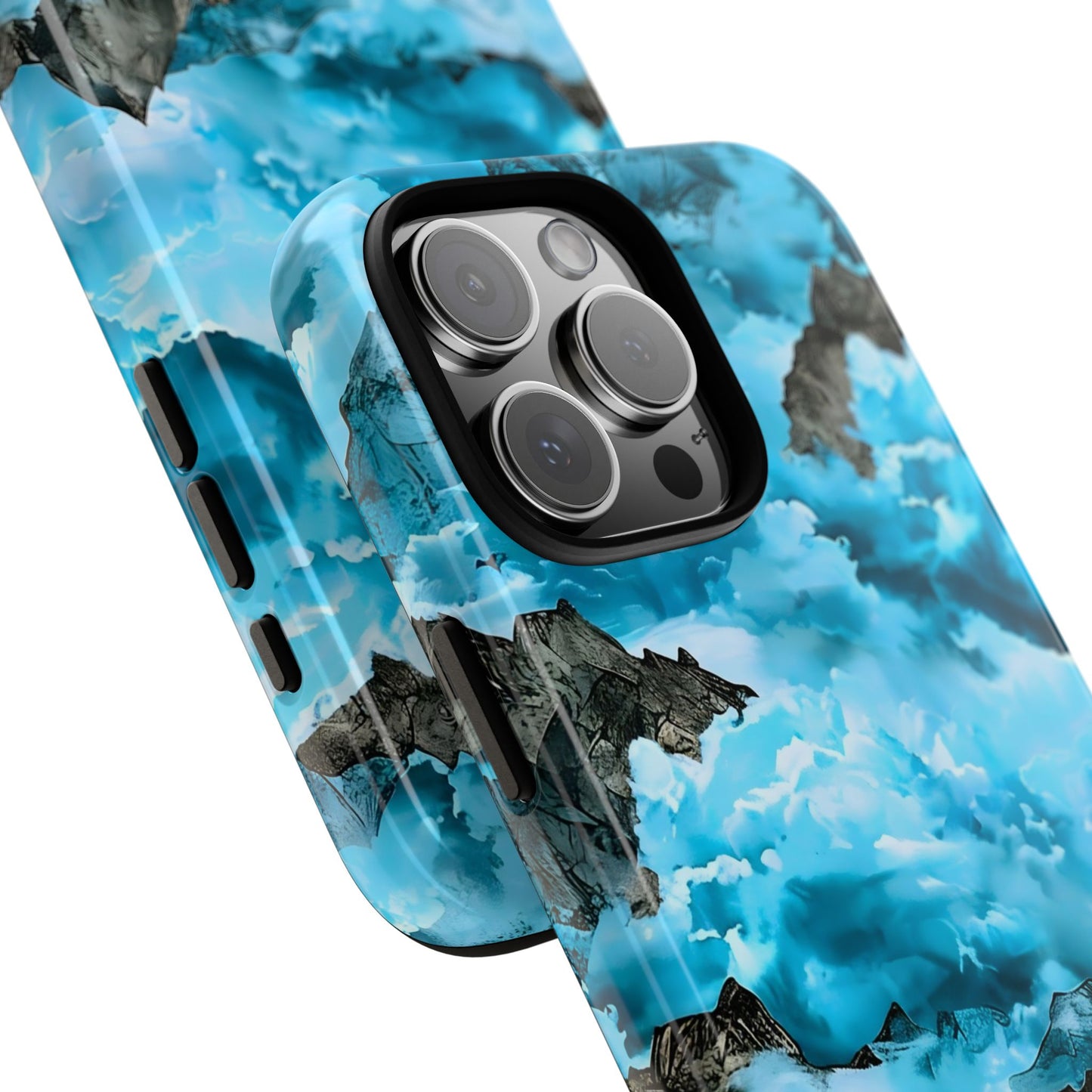 Mountain Wave Phone Case - Adventure Gear, Outdoor Gifts, Stylish Cases, Trendy Accessories, Nature Lovers